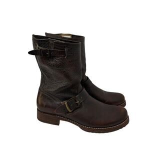 Frye Veronica Slouch Shortie Boots Dark Brown Women’s Size 9.5